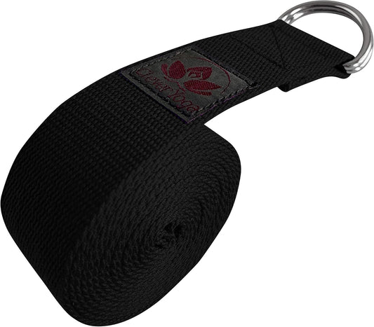 - 8 Ft Yoga Strap for Exercise & Physical Therapy, Leg Stretching Strap Yoga Accessories & Stretching Equipment, Leg Stretcher for Women & Men, Home Workout Essentials